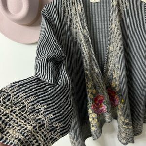 Embroidered detail Cardigan S/M